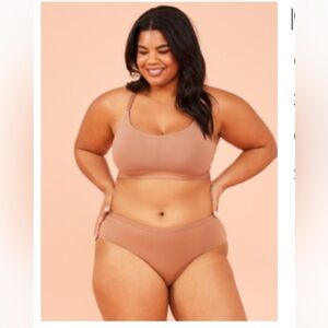 NWT Arula hipster underwear B/2X plus size, brown tan